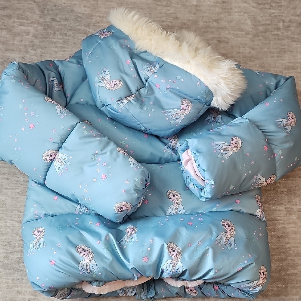 Marks & Spencer Blue Kids Puffer Jacket - Picture 4 of 4